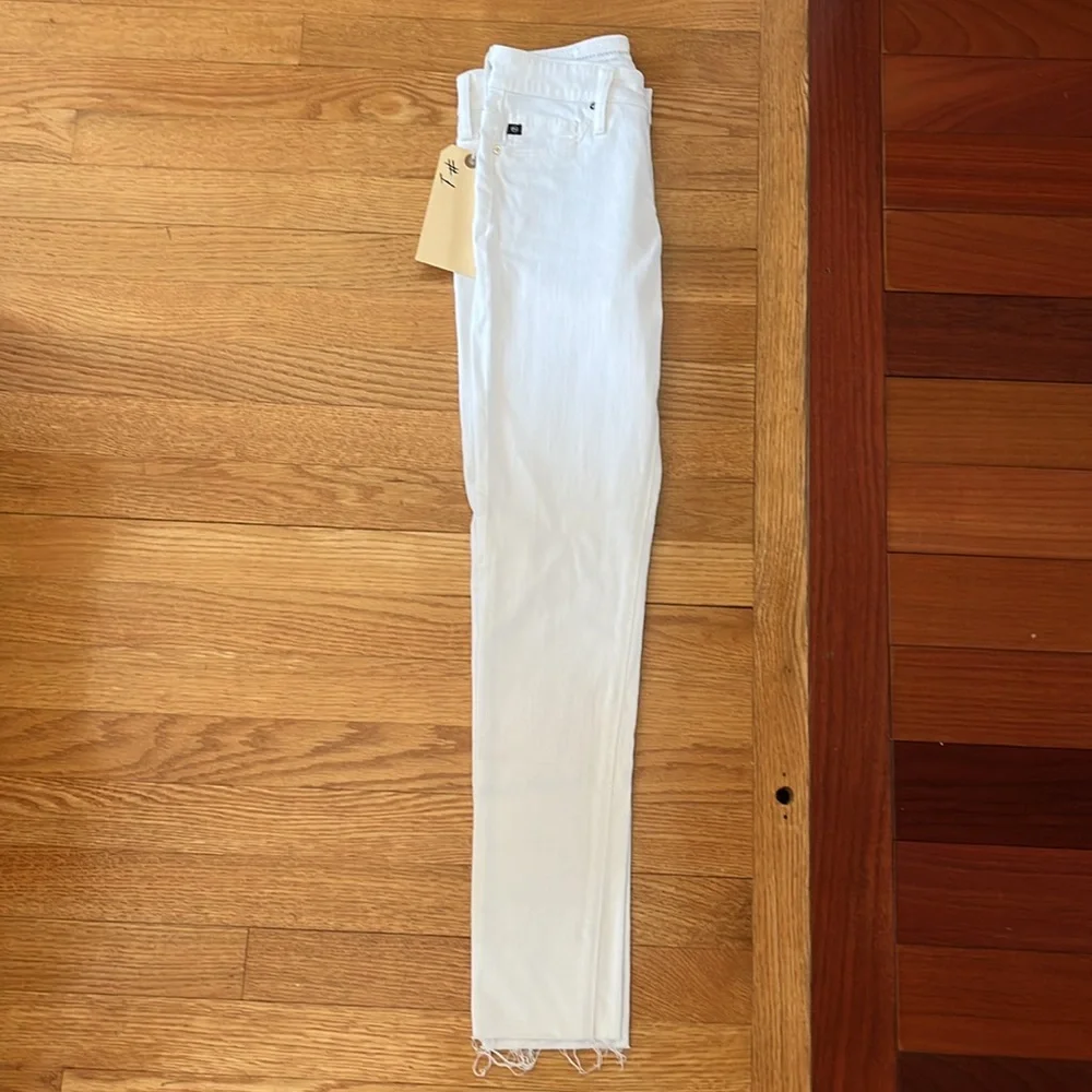 AG White Skinny Jeans - Original Length - Size 24 - Picture 2 of 4